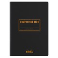 Notes RHODIA A5 Composition Book linia black