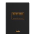 Notes RHODIA B5 Composition Book linia black