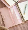 Filofax Malden A5 organizer, jasnoróżowy
