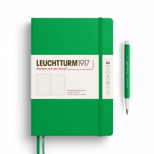 Notes LEUCHTTURM 1917 Medium A5 SPRING LEAF kropki