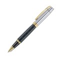 Eleganckie pióro kulkowe Sheaffer 300 Engraved Black GT z grawerowanym korpusem i złotymi elementami.
