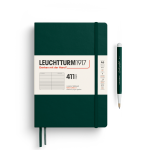 Notes LEUCHTTURM 1917 Medium A5 SERIA 411 Forest Green linia