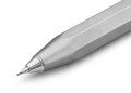 Ołówek KAWECO STEEL Sport 0,7 widok na chromowaną końcówkę z wystającym grafitem.