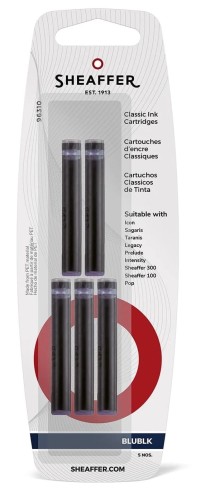 naboje Sheaffer granatowe 5szt.
