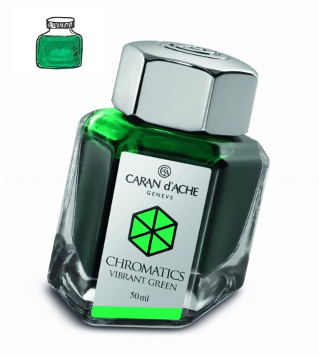 Atrament CARAN d'ACHE Vibrant Green 50ml