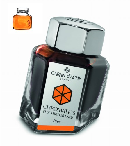 Atrament CARAN d'ACHE Electric Orange 50ml