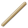 Pióro wieczne Kaweco Supra Brass z mosiądzu, konstrukcja modułowa z odkręcanym łącznikiem i dużą stalówką, styl industrialny