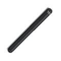 Czarne pióro wieczne Kaweco Liliput Black z anodyzowanego aluminium z zakręcaną skuwką w wersji otwartej i zamkniętej.