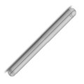 Srebrne pióro wieczne Kaweco Liliput Stainless Steel wykonane ze szczotkowanej stali nierdzewnej.
