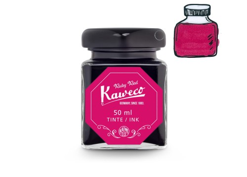 Atrament KAWECO Ruby Red 50 ml