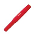 Zamknięte pióro kulkowe Kaweco Classic Sport Red, ukazujące kompaktową budowę i charakterystyczny ośmiokątny kształt skuwki.