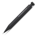 Czarny aluminiowy ołówek automatyczny Kaweco Special S 0,7 mm o smukłym, ośmiokątnym przekroju.