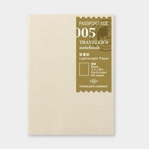 Wkład TRAVELER'S Passport Lightweight paper gładki  005