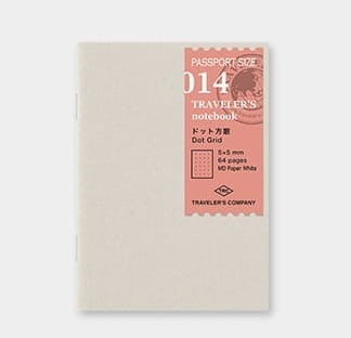 Wkład TRAVELERS Passport notes kropki 014