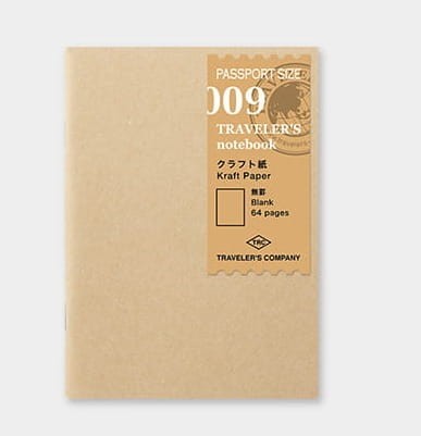 Wkład TRAVELERS Passport notes szary 009