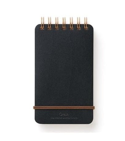 Notes MIDORI Grain czarny