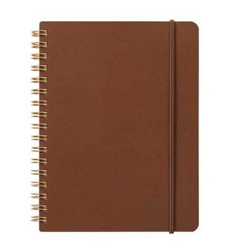 Notes MIDORI Grain B6 ciemnobrązowy
