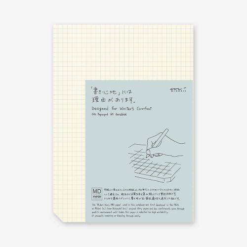 Papier MD Paper Pad A5 90 ark kratka