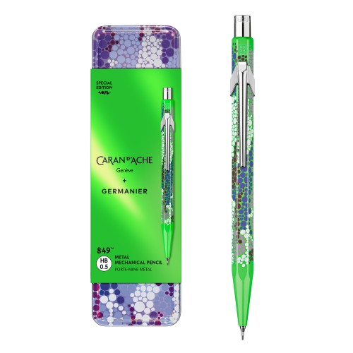Ołówek CARAN D`ACHE 844 Germanier Green fluo