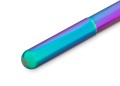 Małe pióro wieczne Kaweco Liliput Kolibri o tęczowym, multikolorowym wykończeniu, wykonane z aluminium.