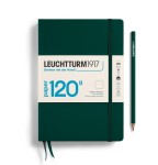Notes LEUCHTTURM 1917 Medium A5 FOREST GREEN gładki 120g 
