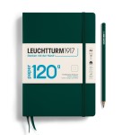 Notes LEUCHTTURM 1917 Medium A5 FOREST GREEN kropki 120g 
