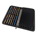 Etui MONTEVERDE Deluxe na 24szt czarno-zielone