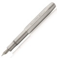 Stalowe pioro wieczne Kaweco STEEL Sport rozlozone gotowe do pisania atramentem