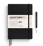 Notes LEUCHTTURM 1917 Medium A5 SERIA 411 czarny linia
