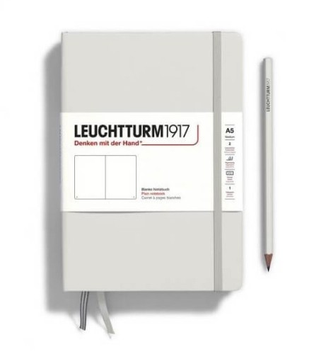 Notes LEUCHTTURM 1917 Medium A5 NATURAL COLOURS Light Grey gładki