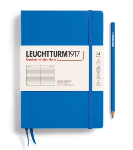 Notes LEUCHTTURM 1917 Medium A5 SKY linia