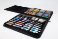 Etui MONTEVERDE Deluxe na 36szt czarno-zielone