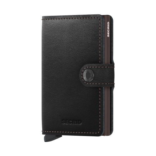 Portfel SECRID Miniwallet Original black- brown
