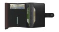 Portfel SECRID Miniwallet Original black- brown