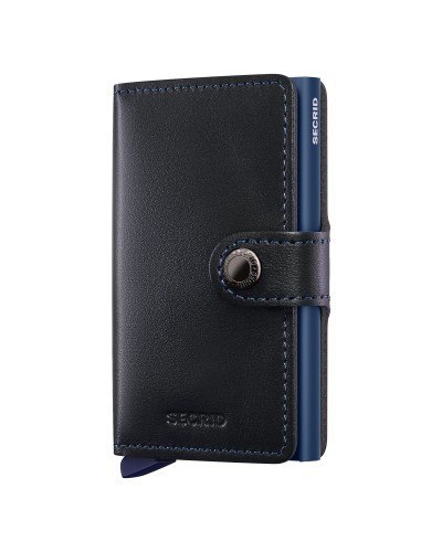Portfel SECRID Miniwallet Original Black- Navy