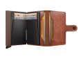 Portfel SECRID Miniwallet Vintage Cognac-Brown