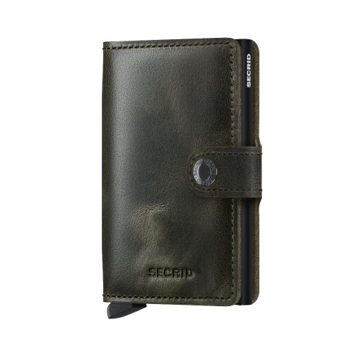 Portfel SECRID Miniwallet Vintage Olive-Black