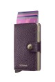 Portfel SECRID Miniwallet PEBBLE GRAPE
