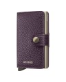 Portfel SECRID Miniwallet PEBBLE GRAPE