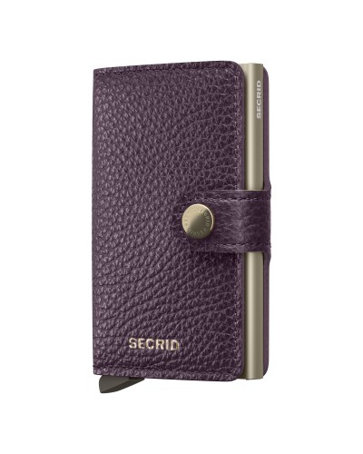 Portfel SECRID Miniwallet PEBBLE GRAPE