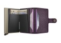 Portfel SECRID Miniwallet PEBBLE GRAPE