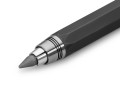 Detal stalowej końcówki mechanizmu sprzęgłowego w czarnym ołówku Kaweco Sketch Up 5,6 mm.