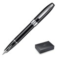 Pióro wieczne SHEAFFER LEGACY Glossy Black CT z widoczną stalówka Inlaid Nib.