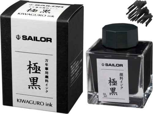 Atrament SAILOR Pigmentowy Black KIWAGURO 50ml