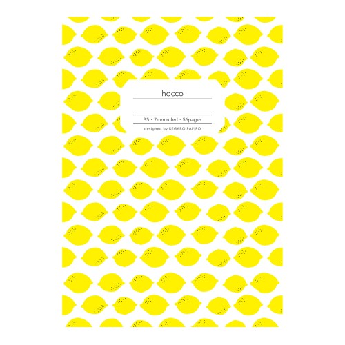 Notes APICA B5 Hocco Semi B5 – Lemon linia