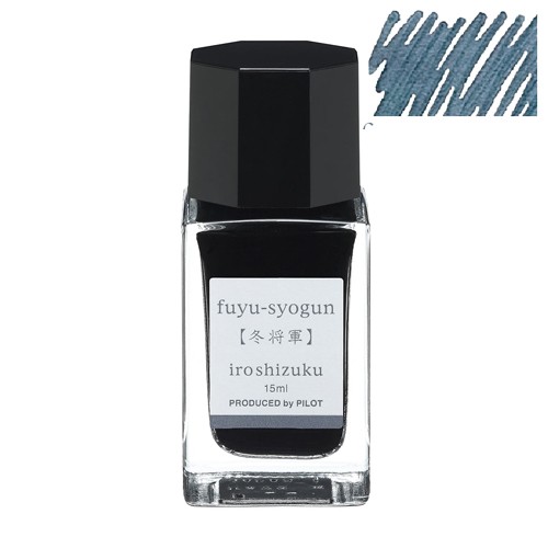 Atrament Pilot Iroshizuku Fuyu-syogun 15 ml stalowoszary flakon