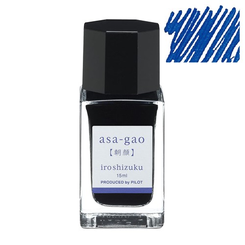 Atrament Pilot Iroshizuku Asa-gao 15 ml niebieski flakon inkaust do piór