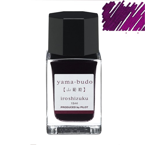 Atrament Pilot Iroshizuku Yama-budo 15 ml bordowy flakon inkaust do piór