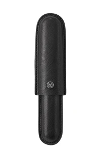 Etui Cross skórzane na jedno pióro – Classic Black Leather Cigar Style