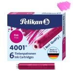 Naboje PELIKAN 4001 różowe 6szt. 